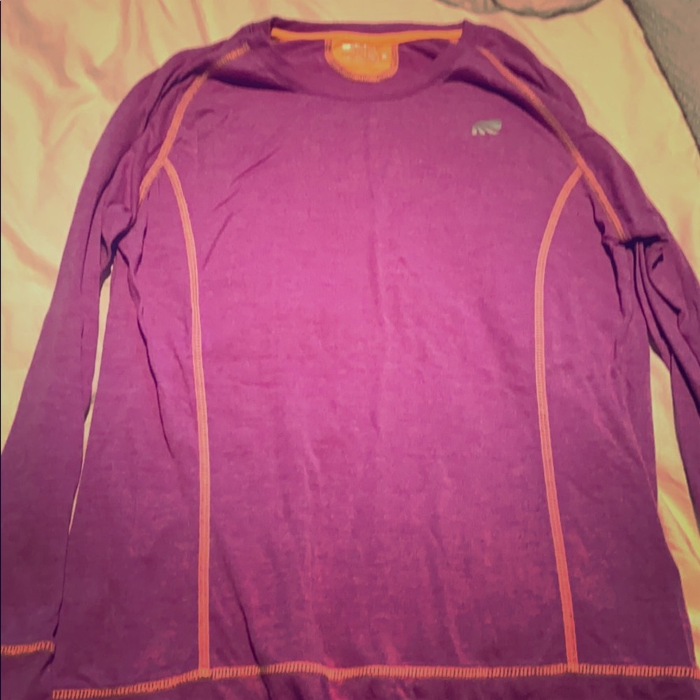 Long sleeved workout top